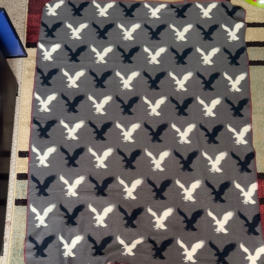 American Eagle Fleece Throw Blanket 42x56